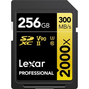 Lexar Professional SDXC 256GB 2000x UHS-II V90