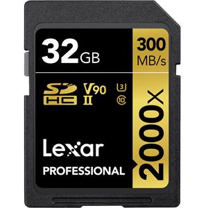 Lexar Professional SDHC 32GB 2000x UHS-II V90