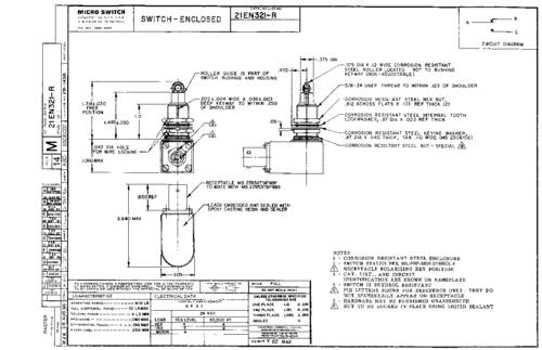 Honeywell SPS 21EN321-R Klikschakelaar 1 stuk(s)