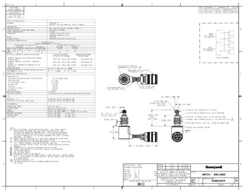 Honeywell SPS 624EN338-R Klikschakelaar 1 stuk(s)