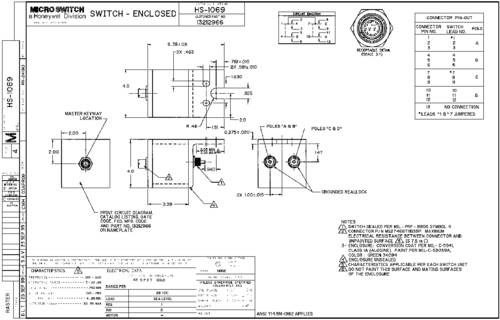 honeywellsps Honeywell SPS HS-1069 Klikschakelaar 1 stuk(s)