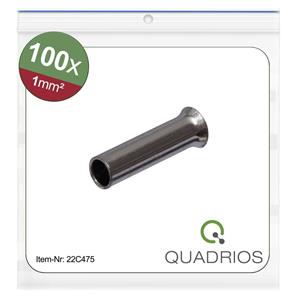 Quadrios 22C475 Adereindhulzen 1 mm² Ongeïsoleerd 100 stuk(s)