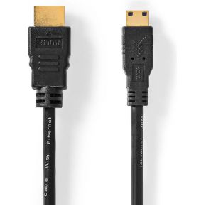 Nedis High Speed HDMI©-Kabel met Ethernet | HDMI© Connector | HDMI© Mini-Connector | 4K@30Hz |