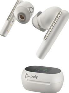 POLY VOYAGER FREE 60+ UC WITH TOUCHSCREEN CHARGE CASE, USB-A, (F60TR, F60TL,F60T, CBF60+, BT700), WHITE, WW