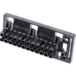 Molex 445160012 Female header, inbouw (standaard) Totaal aantal polen: 24 Rastermaat: 4.2 mm 1 stuk(s) Tray