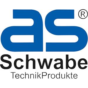 asschwabe AS Schwabe Eindstuk 63227 Rubber Zwart Aantal kanalen: 2 150 mm Inhoud: 1 stuk(s)