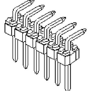 Molex Stiftleiste (Standard) Anzahl Reihen: 1 901210123 Tray