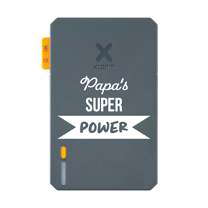 Xtorm Powerbank 5.000mAh Blauw - Design - Papa's Superpower