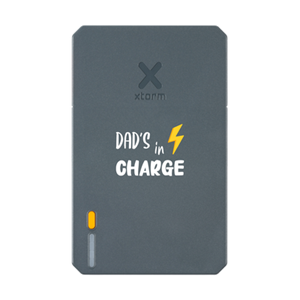 Xtorm Powerbank 10.000mAh Grijs - Design - Dad's in Charge