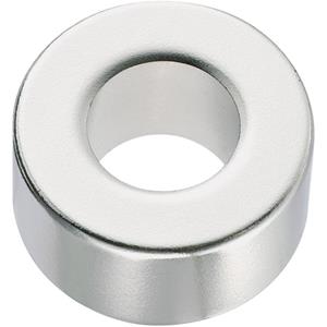 TRU COMPONENTS 1572123 Permanente magneet Ring (Ø x h) 10 mm x 2 mm N35 1.18 - 1.24 T Grenstemperatuur (max.): 80 °C