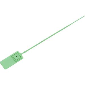 TRU Components Kabelbinder-Plombe 248mm 2.20mm Grün mit stufenloser Verstellung