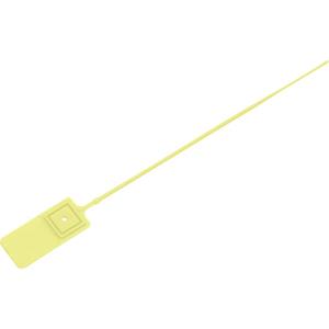 TRU Components Kabelbinder-Plombe 248mm 2.20mm Gelb mit stufenloser Verstellung