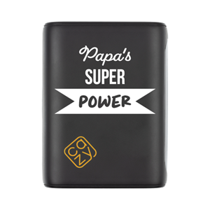 Cazy USB-C PD Powerbank 10.000mAh - Design - Papa's Superpower