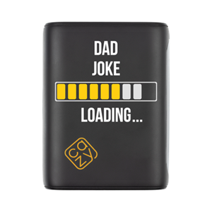 Cazy USB-C PD Powerbank 10.000mAh - Design - Dad Joke
