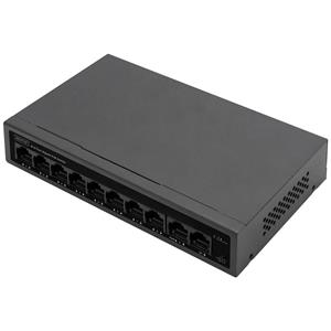 Digitus DN-95357 Netwerk switch 8 + 2 poorten 10 / 100 / 1000 MBit/s PoE-functie