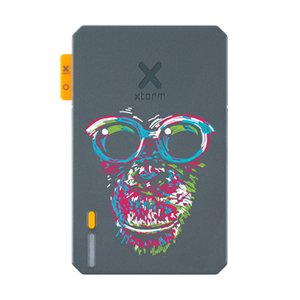 Xtorm Powerbank 5.000mAh Blauw - Design - Doodle Chimp