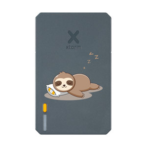 Xtorm Powerbank 10.000mAh Grijs - Design - Sleeping Sloth