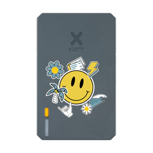 Xtorm Powerbank 10.000mAh Grijs - Design - Stickers