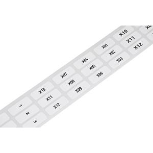 WAGO 210-808 Etikett für Thermotransferbedruckung 25 x 9.5mm Farbe Beschriftungsfeld: Weiß Anzahl