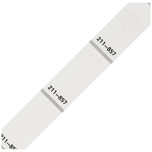 WAGO 211-857 Etikett für Thermotransferbedruckung 44 x 18mm Farbe Beschriftungsfeld: Weiß Anzahl E