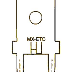 Molex 197054201 Platte stekker (male) 1 stuk(s)