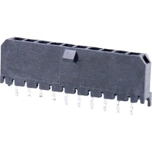 Molex 436501015 Male header, inbouw (standaard) Totaal aantal polen: 10 Rastermaat: 3 mm 1 stuk(s) Tray