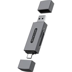 Sitecom USB-A + USB-C Stick Card Reader (104MB/s) Kaartlezer