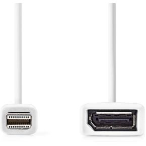 Nedis Mini DisplayPort-Kabel | DisplayPort 1.2 | Mini-DisplayPort Male | DisplayPort Female | 21.6 Gbps |