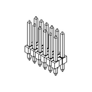 Molex 702871003 Male header, inbouw (standaard) 1 stuk(s) Bulk