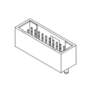 Molex 713492045 Male header, inbouw (standaard) 13 stuk(s) Tube