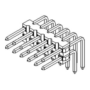 Molex 10883301 Male header, inbouw (standaard) 1 stuk(s) Tube