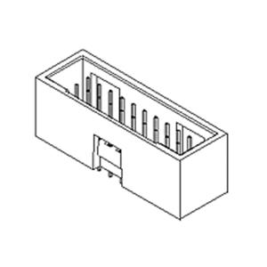 Molex 15800087 Male header (standaard) 720 stuk(s) Tube