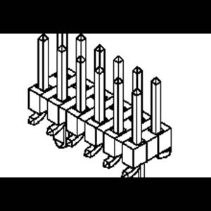 Molex 877591050 Male header, inbouw (standaard) 53 stuk(s) Tube