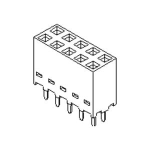 Molex 901512320 Female header, inbouw (standaard) 22 stuk(s) Tube