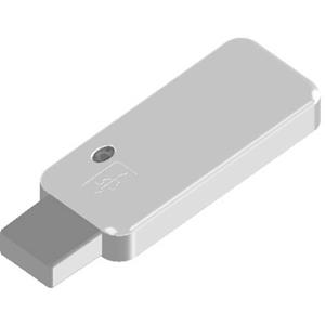 TEKO TEK-USB.30 USB-Geräte-Gehäuse 58 x 25 x 10.2 ABS, TPU Weiß, Lichtgrau 1St.