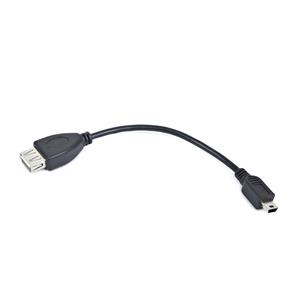 Usb mini/USB 0.15m - Mini-USB b - usb a - Männlich/weiblich - Schwarz (A-OTG-AFBM-002) (A-OTG-AFBM-002) - Gembird