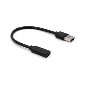 Gembird A-USB3-AMCF-01 USB-kabel 0,1 m USB A USB C Zwart