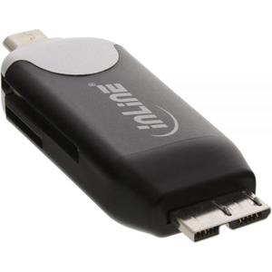 InLine USB Micro - kaartlezer | Kaartlezer | n.v.t. | USB2.0 High Speed/OTG (On-The-Go)/USB3.0 SuperSpeed | 