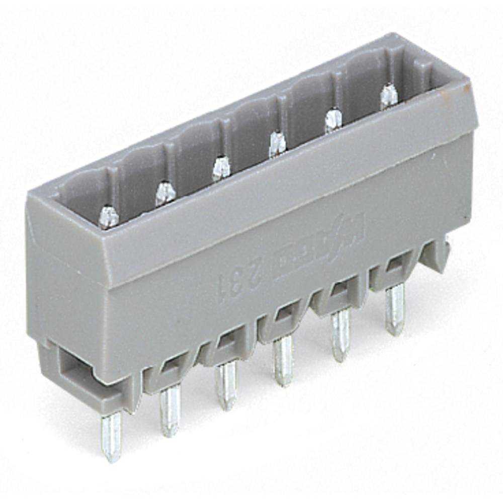 WAGO 231-150/001-000 Male header (standaard) 300 Totaal aantal polen: 20 Rastermaat: 5 mm 50 stuk(s)