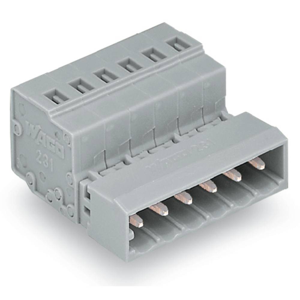 WAGO Stiftleiste (Standard) 300 Polzahl Gesamt 22 Rastermaß: 5mm 231-622 10St.