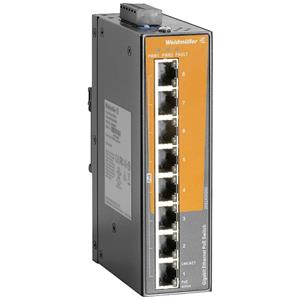 Weidmüller IE-SW-EL08-8GTPOE Industrial Ethernet Switch 10 / 100 / 1000MBit/s PoE-Funktion