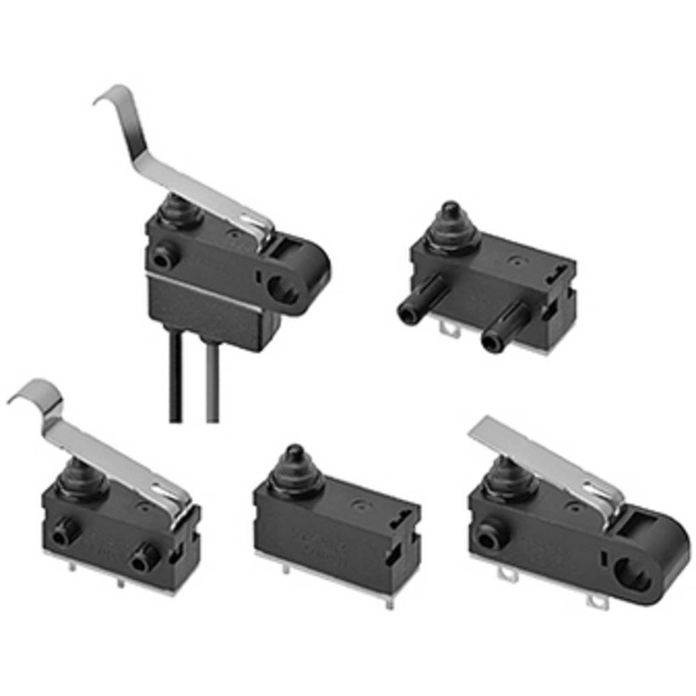 Omron D2AW-A003D-R Microschakelaar 12 V/DC 0.1 A 1x uit/(aan) 1 stuk(s) Bag