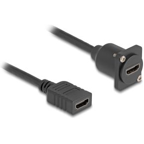 DeLock 87982 HDMI kabel 0,2 m HDMI Type A (Standaard) Zwart