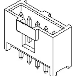 Molex 901361106 Male behuizing (board) 1 stuk(s)