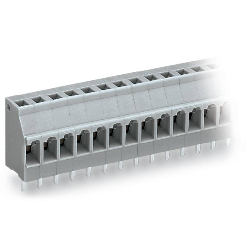 WAGO 740-103 Veerkrachtklemblok 2.50 mm² Aantal polen 3 Grijs 300 stuk(s)