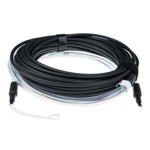ACT RL4710 Prefab Glasvezel Multimode 50/125 OM4 Indoor/Outdoor Kabel | 12-voudig | LC connectoren | 100 meter
