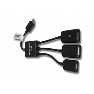 Dolphix USB Micro - USB-A | Hub | 0.15 meter | USB2.0 High Speed/OTG (On-The-Go) | 