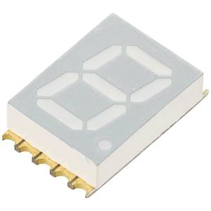 trucomponents TRU COMPONENTS SMD-LED Rot 9 mcd Einzelziffer-Display
