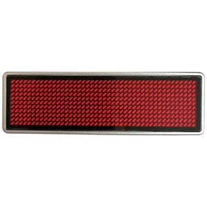 noname LED-Namensschild Rot 44 x 11 Pixel (B x H x T) 93 x 30 x 6mm 125906
