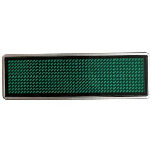 noname LED-Namensschild Grün 44 x 11 Pixel (B x H x T) 93 x 30 x 6mm 125907